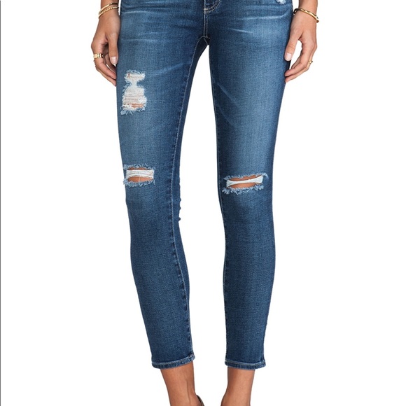 AG Adriano Goldschmied Ankle Super Skinny Distress - Picture 2 of 10